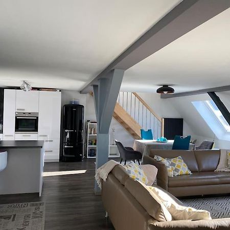 Loft Wohnung Mit Toller Aussicht Messstetten Luaran gambar