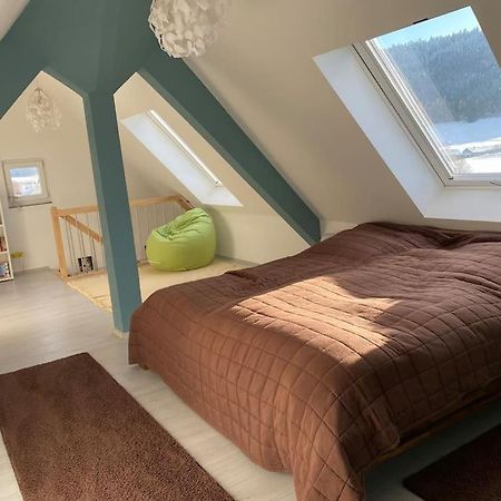 Loft Wohnung Mit Toller Aussicht Messstetten Luaran gambar