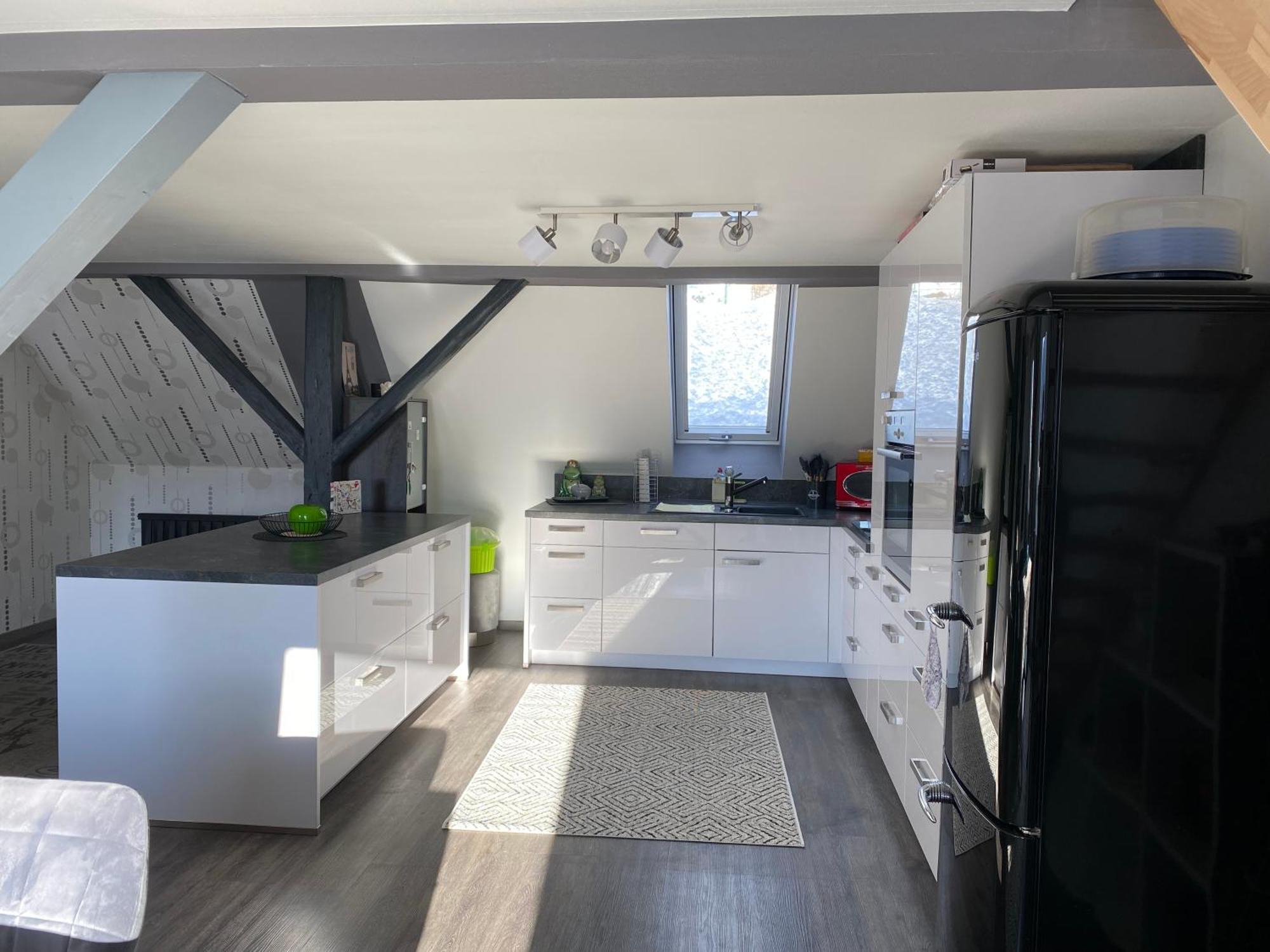 Loft Wohnung Mit Toller Aussicht Messstetten Luaran gambar
