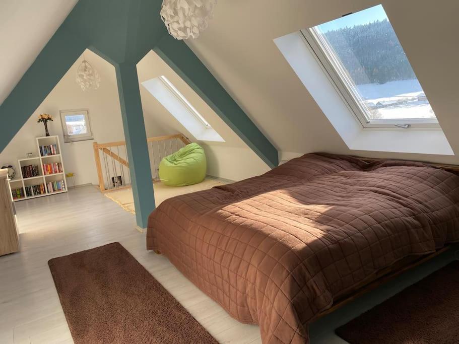 Loft Wohnung Mit Toller Aussicht Messstetten Luaran gambar