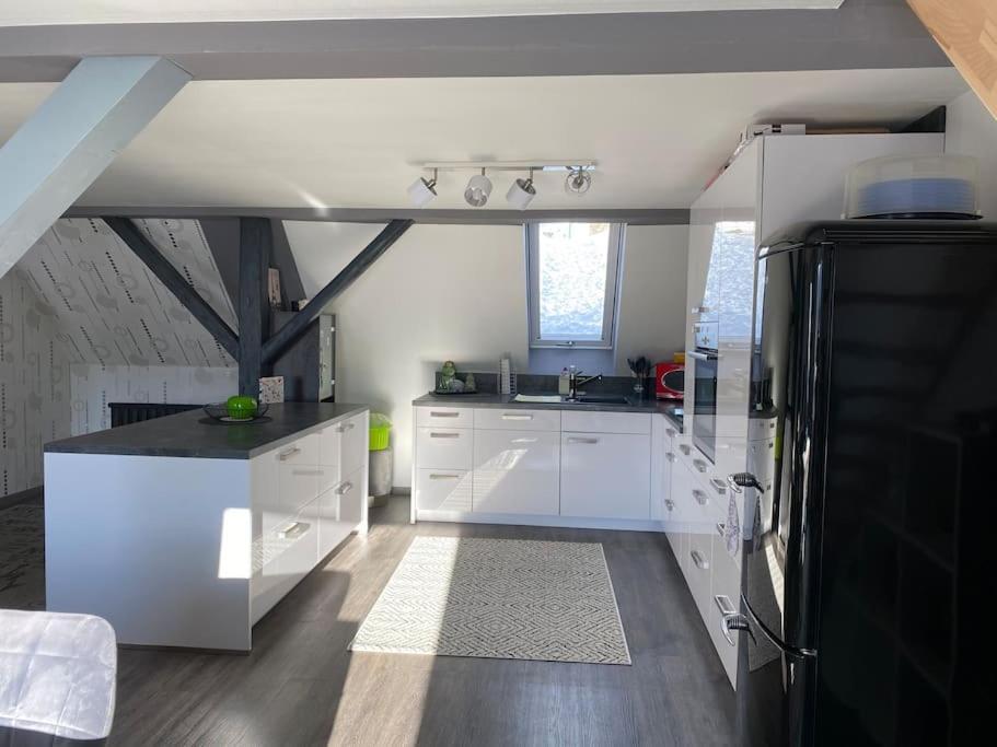 Loft Wohnung Mit Toller Aussicht Messstetten Luaran gambar